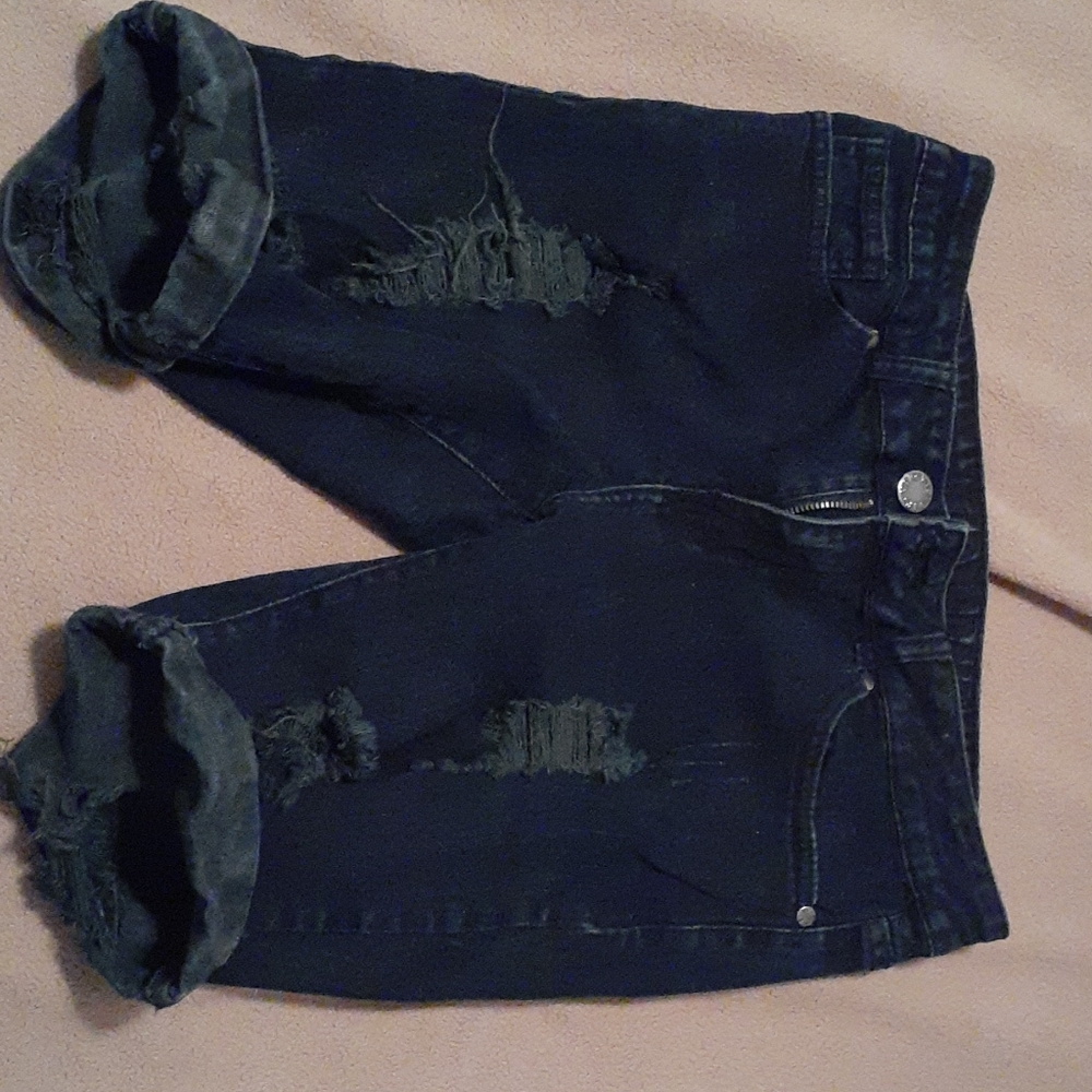 Ripped shorts